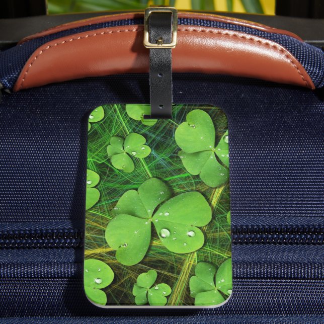Green Kleeblatt St Patrick's iPhone 5 Case-Mate Gepäckanhänger (Vorderseite Insitu 2)