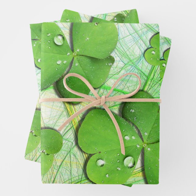 Green Kleeblatt St Patrick's iPhone 5 Case-Mate Geschenkpapier Set (Beispiel)