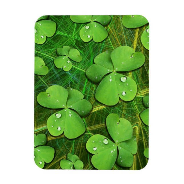 Green Kleeblatt St Patrick's iPhone 5 Case-Mate Magnet (Vertikal)