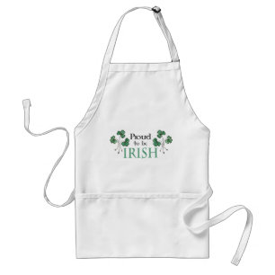 Green Kleeblatt Stolz ist die Irish Sturdy Schürze