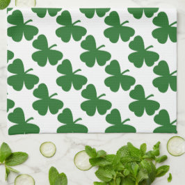 Green Kleeblatts St. Patrick's Day Geschirrtuch