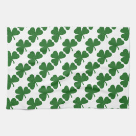 Green Kleeblatts St. Patrick's Day Geschirrtuch