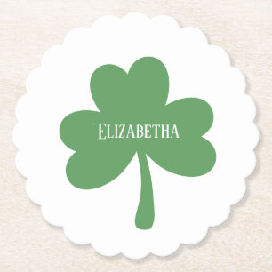 Green Kleeblatts St. Patrick's Day Individuelle Na Untersetzer