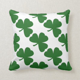 Green Kleeblatts St. Patrick's Day Kissen