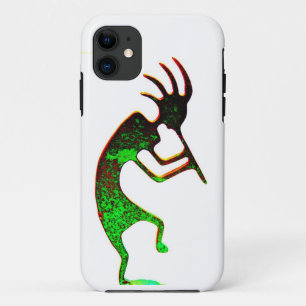 Green Kokopelli-Fall Case-Mate iPhone Hülle