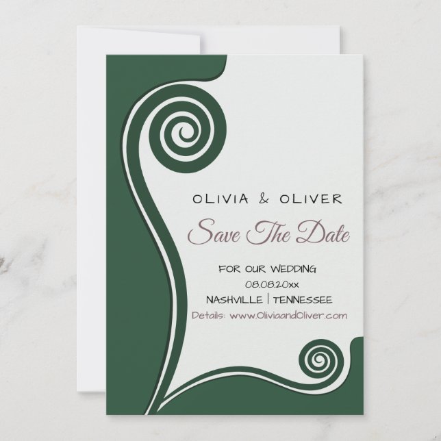 Green Koru - Neuanfang - Rett unseres Datums (Vorderseite)