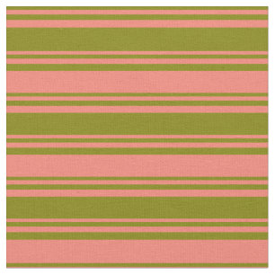 Green & Lachs Lines Stoff
