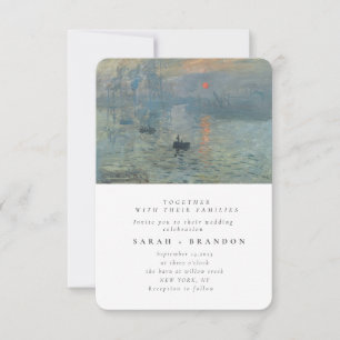 Green Lanscape Altes Gemälde Einladung zur Hochzei