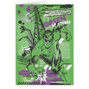 Green Lantern - Absurdes Collage Poster
