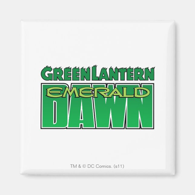 Green Lantern - Emerald Dawn Logo Magnet (Vorne)