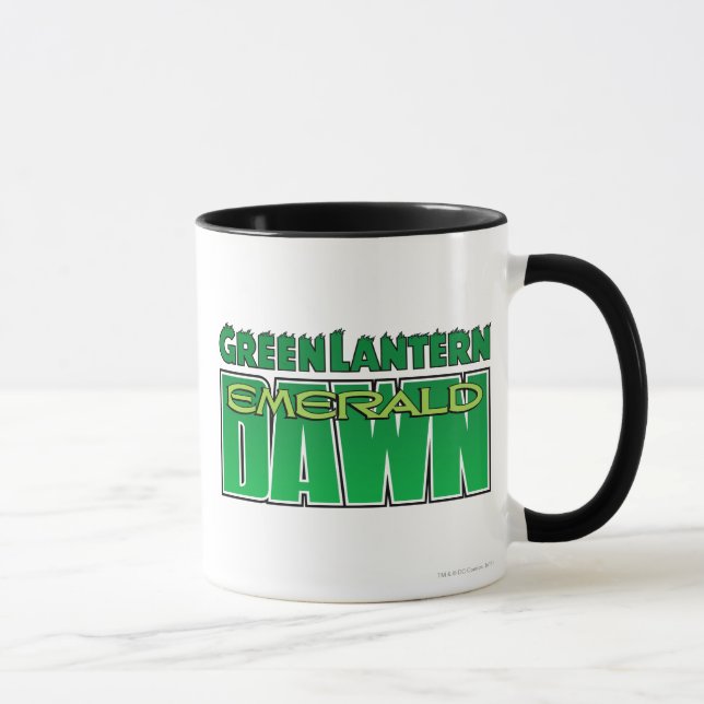 Green Lantern - Emerald Dawn Logo Tasse (Rechts)