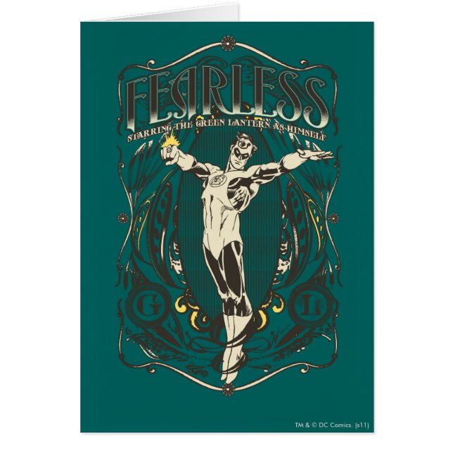 Green Lantern - "Fearless" Poster (Vorne)