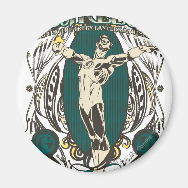 Green Lantern - "Fearless" Poster Magnet (Vorne)