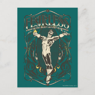 Green Lantern - "Fearless" Poster Postkarte