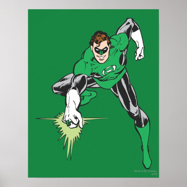 Green Lantern Fight Poster (Vorne)