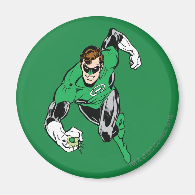 Green Lantern Fly Forward Magnet (Vorne)