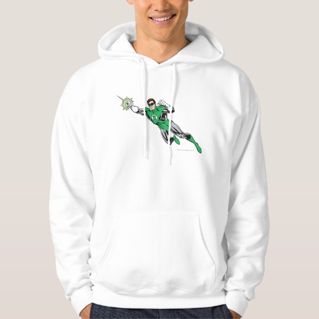 Green Lantern Fly Verlassen 2 Hoodie (Vorderseite)