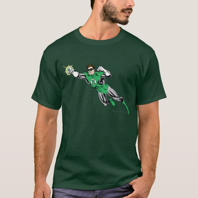 Green Lantern Fly Verlassen 2 T-Shirt (Vorderseite)