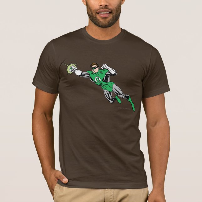 Green Lantern Fly Verlassen 2 T-Shirt (Vorderseite)