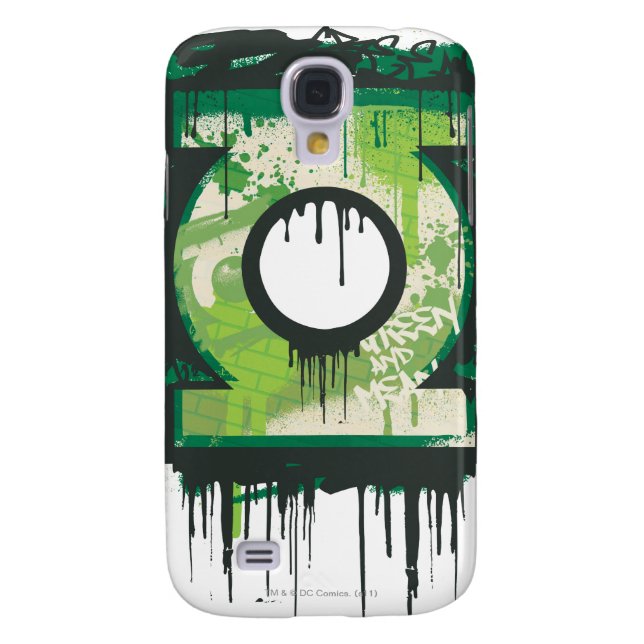 Green Lantern Graffiti Symbol Case-Mate Samsung Galaxy Hülle (Rückseite)