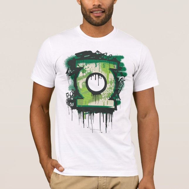 Green Lantern Graffiti Symbol T-Shirt (Vorderseite)