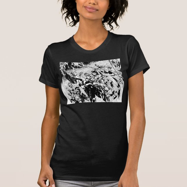 Green Lantern Group T-Shirt (Vorderseite)