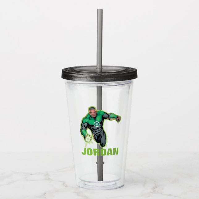 Green Lantern John Stewart Acryltrinkbecher (Vorderseite)