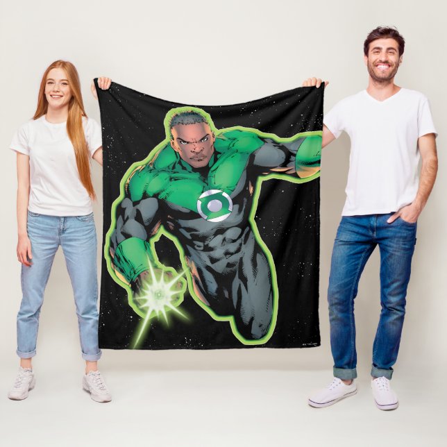 Green Lantern John Stewart Fleecedecke (Beispiel)