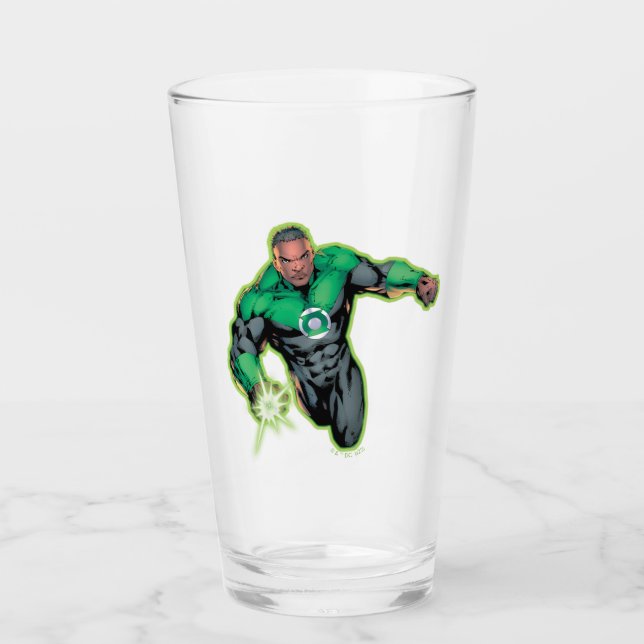 Green Lantern John Stewart Glas (Vorderseite)