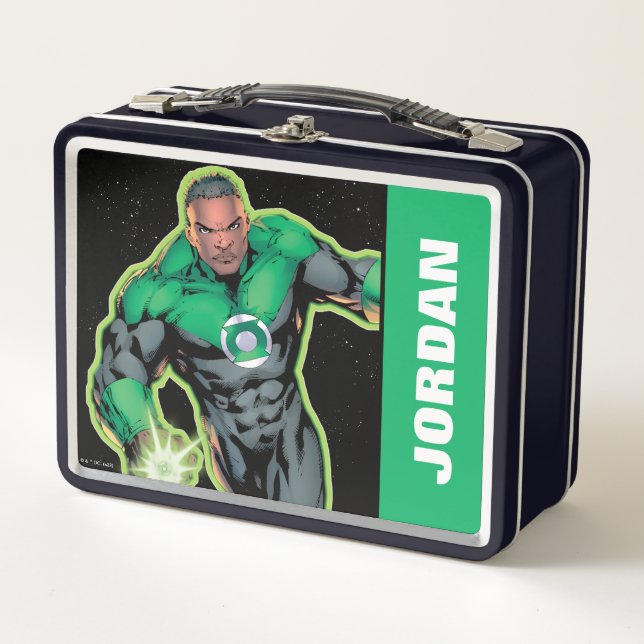 Green Lantern John Stewart Metall Brotdose (Vorderseite)