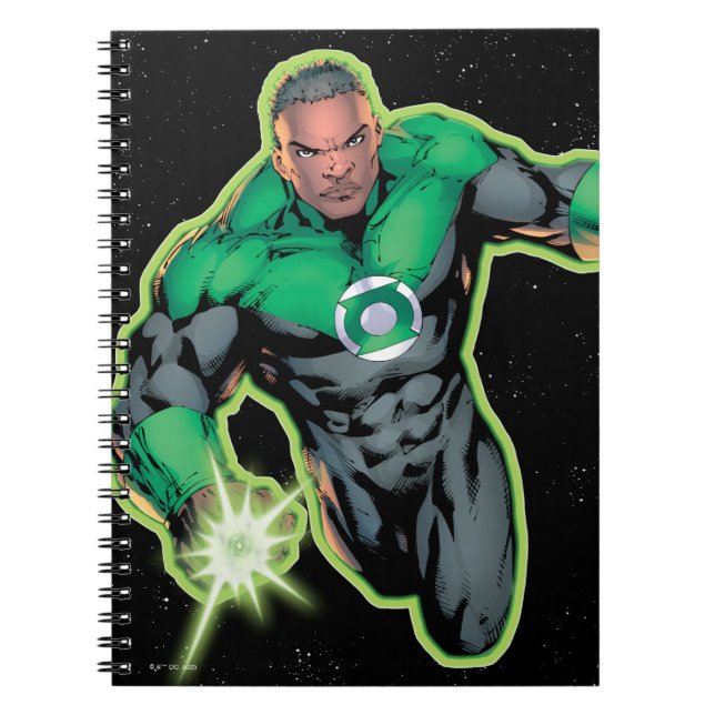 Green Lantern John Stewart Notizblock (Vorderseite)