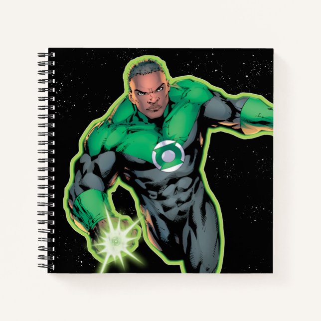 Green Lantern John Stewart Notizbuch (Vorderseite)