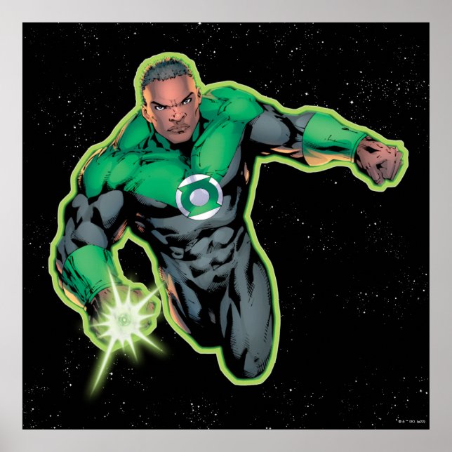 Green Lantern John Stewart Poster (Vorne)