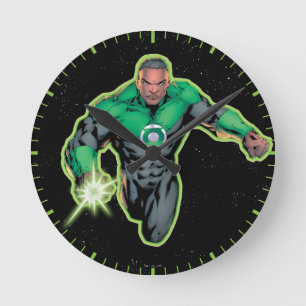 Green Lantern John Stewart Runde Wanduhr