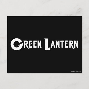 Green Lantern Logo 10 Postkarte