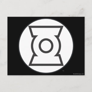 Green Lantern Logo 12 Postkarte