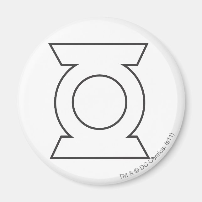 Green Lantern Logo 16 Magnet (Vorne)