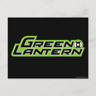 Green Lantern Logo 2 Postkarte