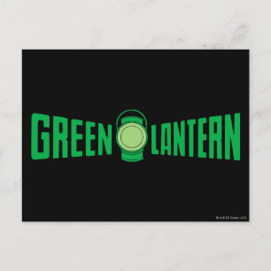 Green Lantern Logo 5 Postkarte