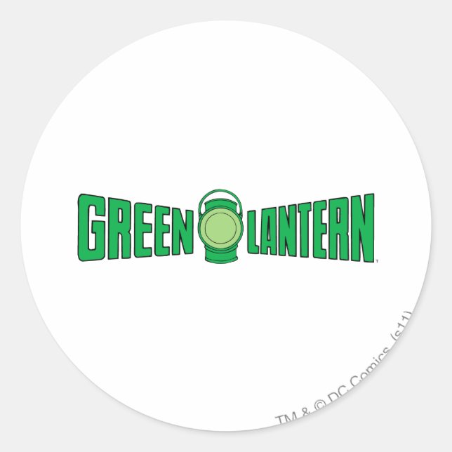 Green Lantern Logo 5 Runder Aufkleber (Vorderseite)