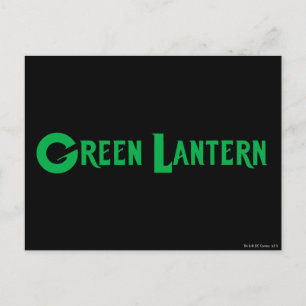 Green Lantern Logo 9 Postkarte