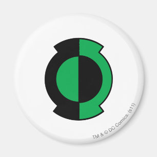 Green Lantern Logo Gedreht Magnet