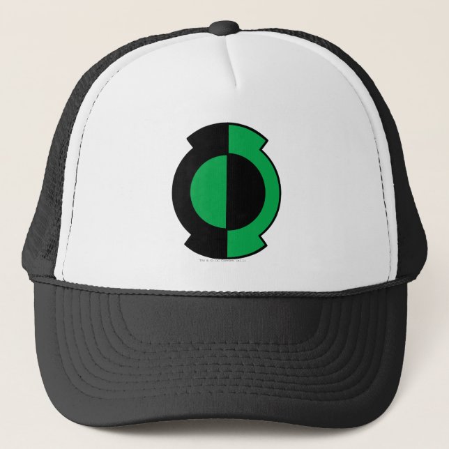Green Lantern Logo Gedreht Truckerkappe (Vorderseite)