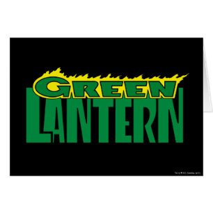 Green Lantern Logo - Gelbe Flammen