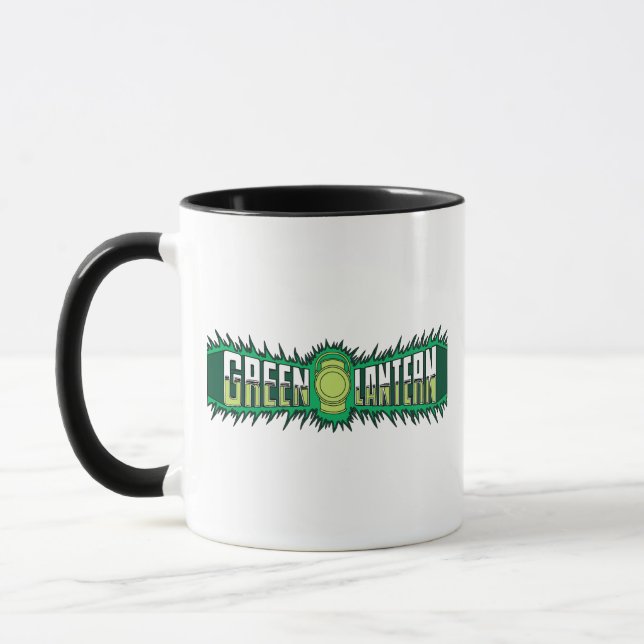 Green Lantern Logo - Grüne Flammen Tasse (Links)