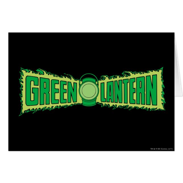 Green Lantern Logo mit Lattern (Vorderseite (Horizontal))