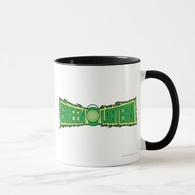 Green Lantern Logo mit Lattern Tasse (Rechts)