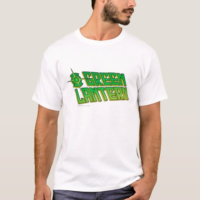 Green Lantern Logo - Slanted T-Shirt (Vorderseite)