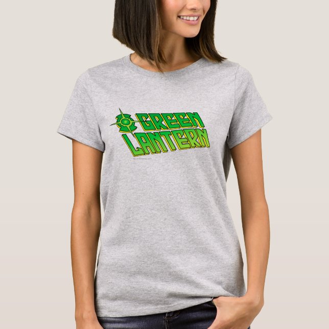 Green Lantern Logo - Slanted T-Shirt (Vorderseite)