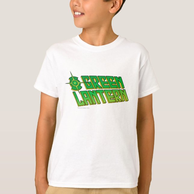 Green Lantern Logo - Slanted T-Shirt (Vorderseite)